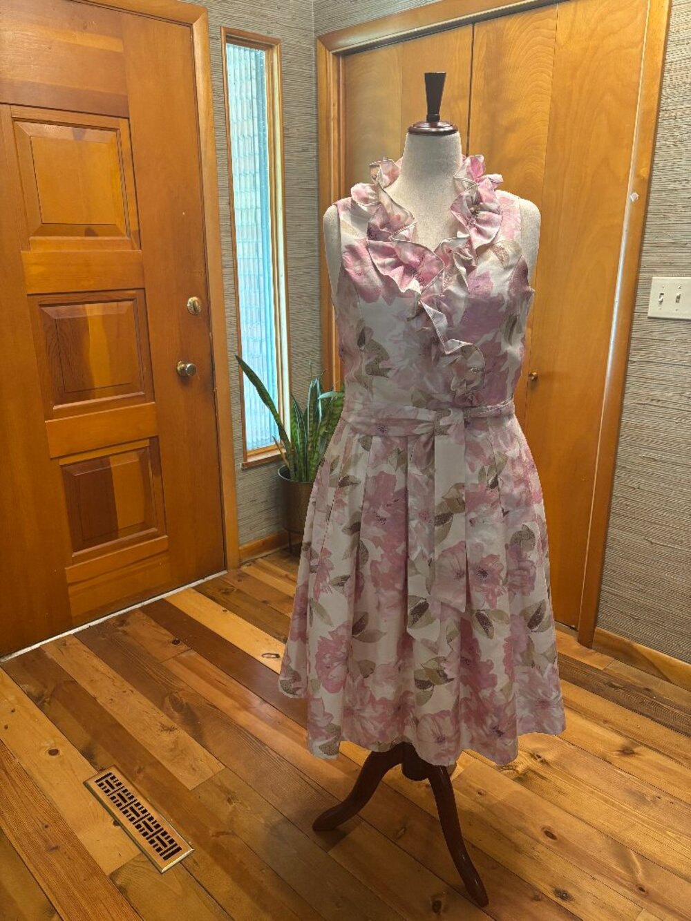 Jessica Howard Pink Floral Summer Dress